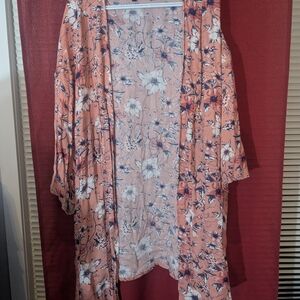 Floral Women's Cardigan - Pink